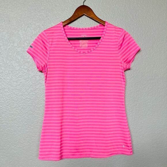 Danskin Active Workout Hot Pink Semi-Fitted Top S - Picture 1 of 2